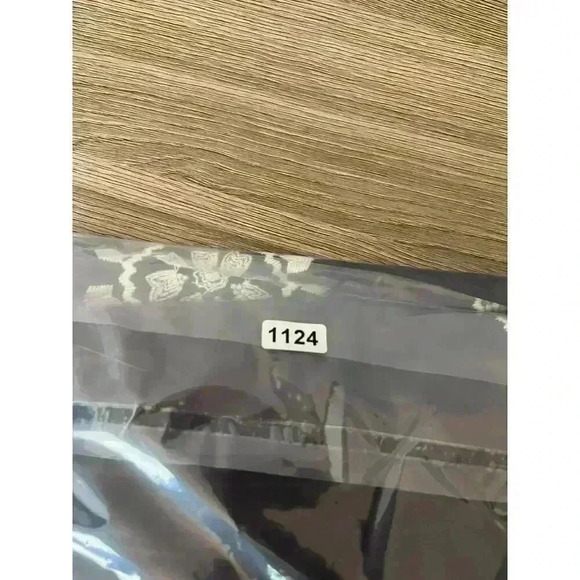 Kate Spade Mosaic Embroidered Skirt Mini Lined Black White Size M NWT Pull On - Picture 11 of 11